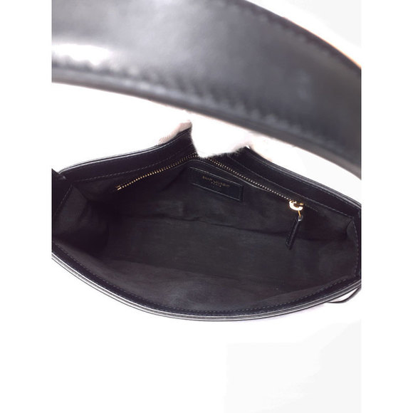 Saint Laurent Paris Hobo Bag Semi-Shoulder Bag Black - Picture 3 of 9